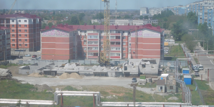 Строительство ЖК, май 2017
