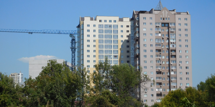 Строительство ЖК, август 2017