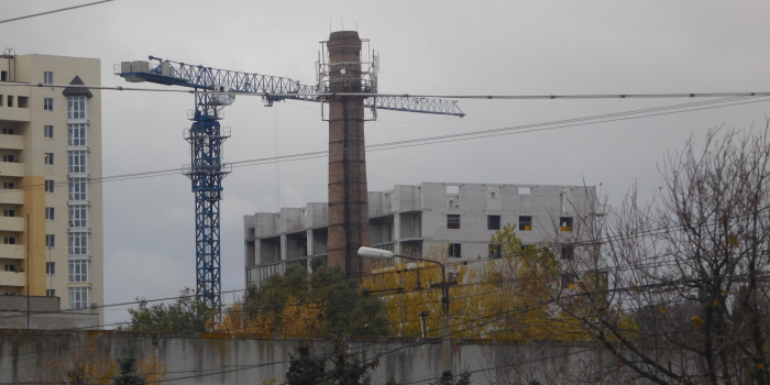 Строительство ЖК, октябрь 2017