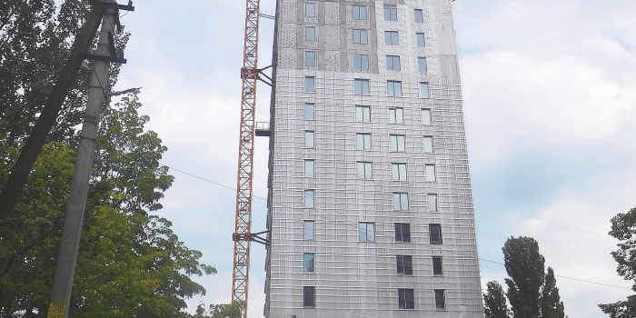 Строительство ЖК, июль 2018