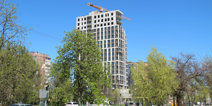 Строительство ЖК, апрель 2019
