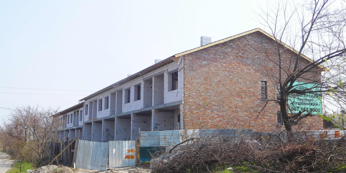 Строительство комплекса, апрель 2018