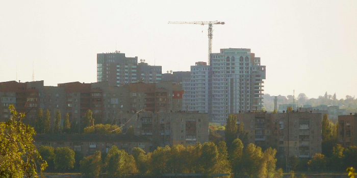 Строительство ЖК, апрель 2018