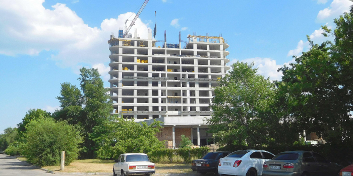 Строительство ЖК, май 2018
