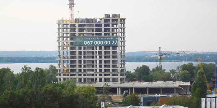 Строительство ЖК, июнь 2018