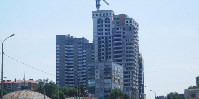 Строительство ЖК, июнь 2018