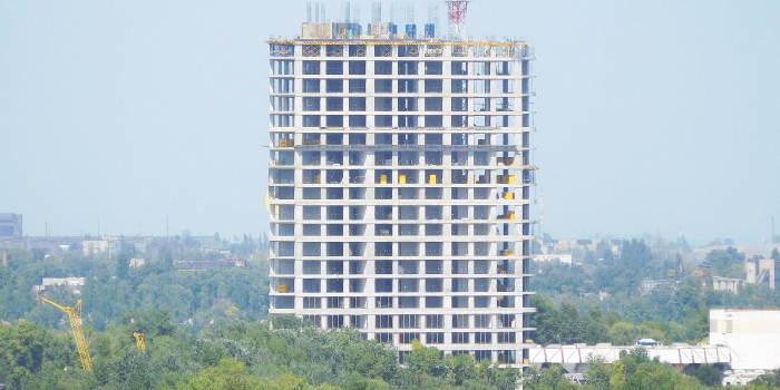 Строительство ЖК, август 2018