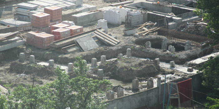 Строительство ЖК, май 2019