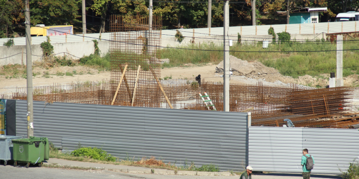 Строительство ЖК, сентябрь 2019