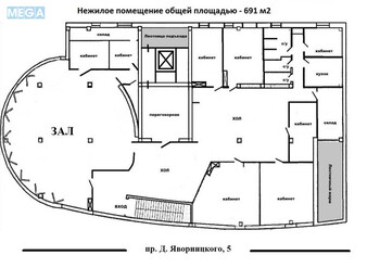 Коммерческая недвижимость, 691 кв.м.