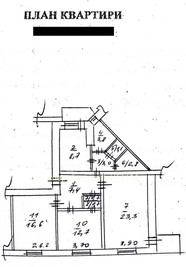 Продажа, 4-комн. вторичка, 82 м<sup>2</sup>, поверх 4/4